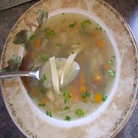 Chicken Noodle Soup With Fresh Herbs_image