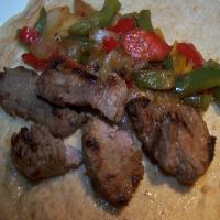 Stir Fried Beef Fajitas_image