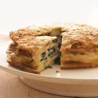 Spinach-Gruyere Gateau de Crepes_image