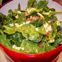 Becky's Grandma's Egg & Spinach Salad_image