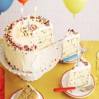 Fluffy Confetti Birthday Cake_image