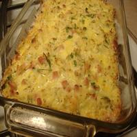 Gratin of Potatoes, Ham, Eggs & Onions (Julia Child) image