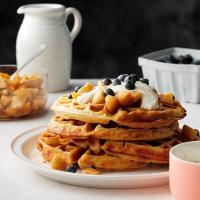 Apple Pie Ricotta Waffles_image