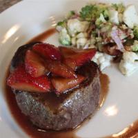 Filet Mignon and Balsamic Strawberries image