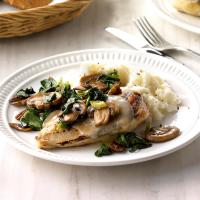 Spinach and Mushroom Smothered Chicken_image