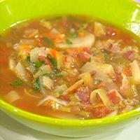 BLT and P (Bacon, Leek, Tomato and Potato) Soup image