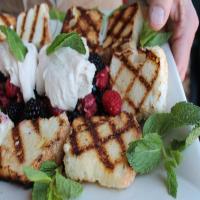 Grilled Angel Food Cake With Fresh Fruit Salsa image