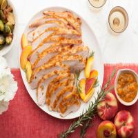 Roasted Turkey Breast with Peach Rosemary Glaze_image