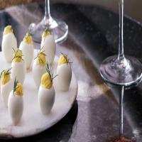 Lemon-and-Dill Deviled Quail Eggs image