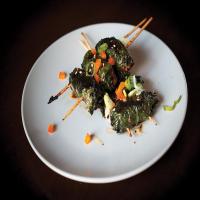 Grilled Beef Wrapped in Sesame Leaves (Bo La Lot) image