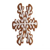 Gingerbread Snowflakes image