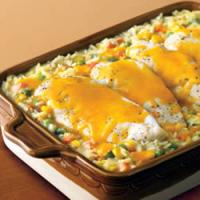 Campbell's® Cheesy Chicken and Rice Casserole Recipe - (3.8/5) image