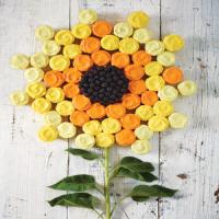 Sunflower Cupcake Cake_image