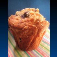 Blueberry Muffins With Streusel Topping image