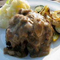 Salisbury Steak With Mushroom Sauce for 2_image