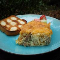 Breakfast Casserole Seasoned With Country Gravy_image