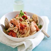 Grilled Seafood Pasta Fra Diavolo_image