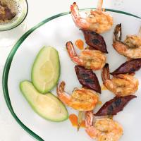 Grilled Shrimp and Chorizo on Skewers_image