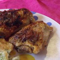 Oven Garlic Chicken Thighs_image