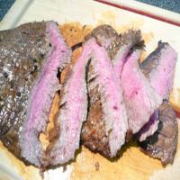 Flank Steak With Coffee-Peppercorn Marinade_image