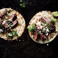Steak Tacos with Cilantro-Radish Salsa_image