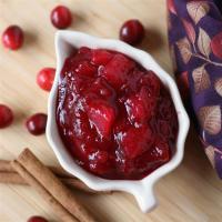 Cranberry Sauce with Honey and Pears_image