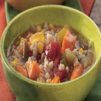 Slow-Cooker Vegetable Soup with Barley_image