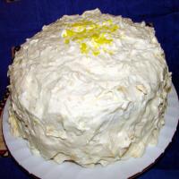 Mandarin Orange Cake With Frosting_image