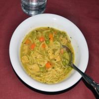 Vegetarian Chicken Noodle Soup_image