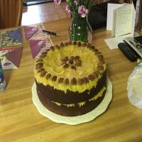 Garth Brook's German Chocolate Cake With Coconut Frosting_image