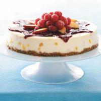 Peach Melba Cheesecake_image