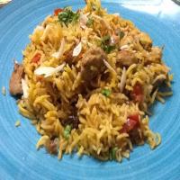 Kashmiri Chicken, Cardamom and Saffron Pilau: Spiced Indian Rice_image
