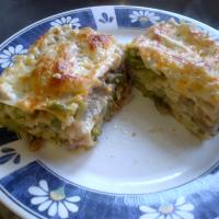 Roasted Asparagus and Mushroom Vegetarian Lasagna_image