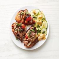 Grilled Sausage and Mushroom Toasts_image