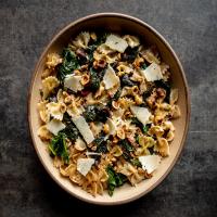 Swiss Chard Pasta With Toasted Hazelnuts and Parmesan image