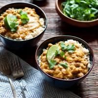 Slow Cooker Pumpkin, Chickpea, and Red Lentil Curry_image