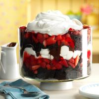 Chocolate Strawberry Punch Bowl Trifle_image
