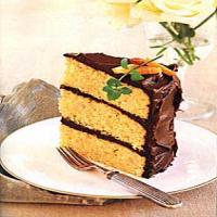 Orange-Almond Cake with Chocolate Icing_image
