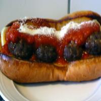 Healthier Meatball Subs image