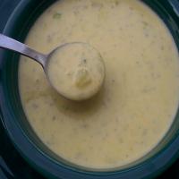Velvety Broccoli & Cauliflower Cheese Soup image