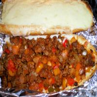 Italian Sausage With Peppers, Onions and Beer_image