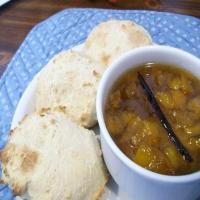 Scones (Biscuits in Usa) With Vanilla Bean and Mango Jam_image