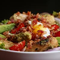 Honey Mustard Chicken, Bacon, And Avocado Salad Recipe by Tasty image