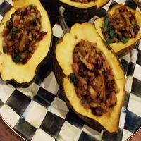 Sausage Stuffed Acorn Squash_image