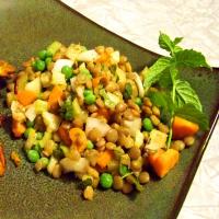 Garden Vegetable Lentil Salad image