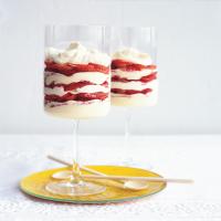Lemon and White Chocolate Mousse Parfaits With Strawberries image