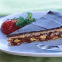 Caramel-Pistachio Torte with Halvah and Dark Chocolate_image