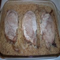 Decadent Pork Chops & Rice_image