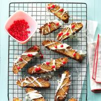 Drizzled Gingerbread Biscotti image