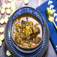 Hearty Beef With Barley Soup image